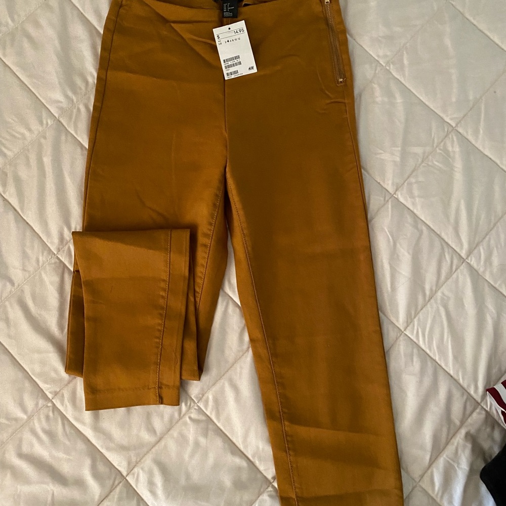 Mustard color pants